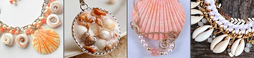 Ракушки украшения бижутерия