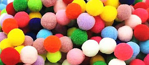 Помпончики для рукоделия