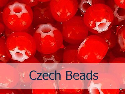 Cornelian Star beads