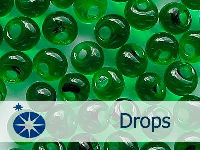Бусины Drops (капли) Preciosa