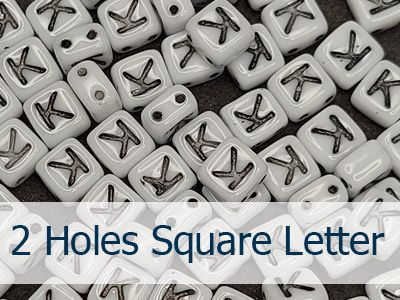 2 Holes Square Letter (буквы, цифры)