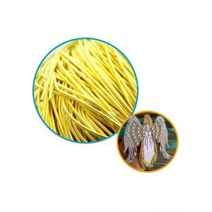 Канитель матовая 1 мм, для вышивки и рукоделия, +- 10 г