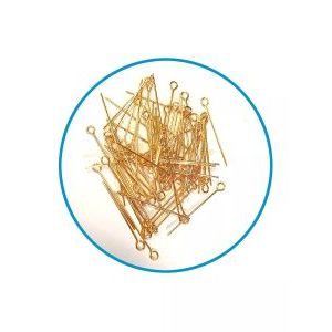 Пины штифты для бижутерии с петелькой 50 мм ≈ 50 шт