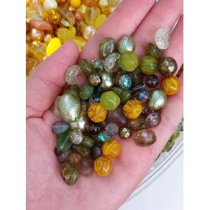 Бусины для рукоделия стеклянные набор, 50 г