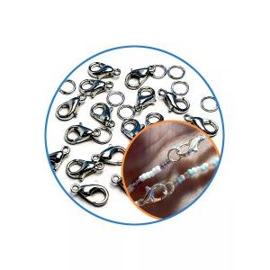 Замочки карабин 12 х 7 мм, застёжки для рукоделия
