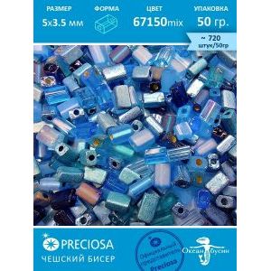 Чешский бисер облонг 3,5х5мм-50гр.