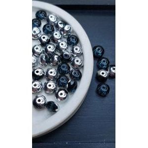 Бусины-рондели из чешского стекла Faire Polished 7 мм, 10 г