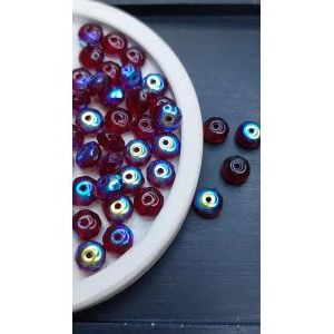 Бусины-рондели из чешского стекла Faire Polished 7 мм, 10 г