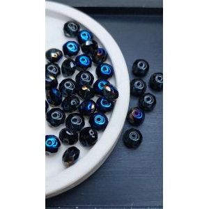 Бусины-рондели из чешского стекла Faire Polished 7 мм, 10 г