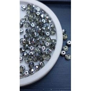 Бусины-рондели из чешского стекла Faire Polished 5 мм, 10 г