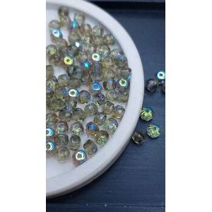 Бусины-рондели из чешского стекла Faire Polished 5 мм, 10 г