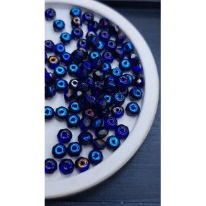 Бусины-рондели из чешского стекла Faire Polished 5 мм, 10 г