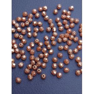 Бусины граненые стеклянные чешские 4 мм Fire Polished