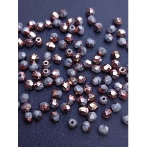 Бусины граненые стеклянные чешские 4 мм Fire Polished