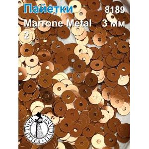 Пайетки плоские двусторонние для рукоделия и творчества 3 мм