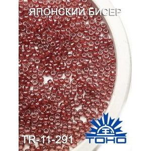 Японский бисер 10 г тохо 11/0- Rose/Mauve-Lined
