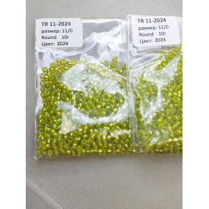 Японский бисер 10гр тохо 11/0-Зелёный лайм