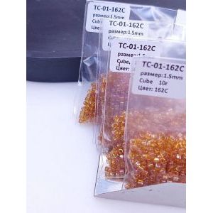 Японский бисер TOHO Кубы 1,5 мм- Топаз