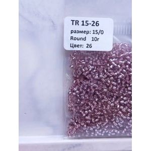 Японский бисер тохо 15/0-светлый аметист TR-15-26