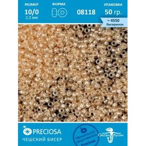 Чешский бисер прециоза 10/0 (2,3 мм) 50 г