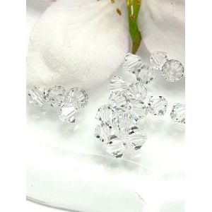Хрустальные бусины-биконусы Swarovski, 4 мм, 20 шт
