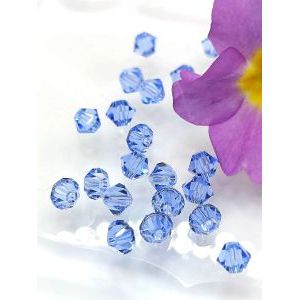 Хрустальные бусины-биконусы Swarovski, 4 мм, 20 шт