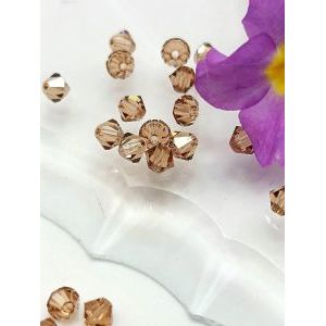 Хрустальные бусины-биконусы Swarovski, 4 мм, 20 шт