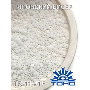 Японский бисер 10 г тохо 11/0 -Opaque-Frosted White