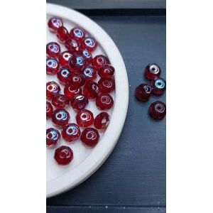 Бусины-рондели из чешского стекла Faire Polished 7 мм, 10 г
