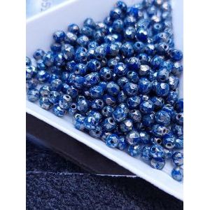 Бусины граненые стеклянные чешские 3 мм Fire Polished