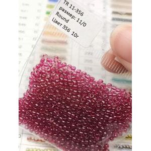 Японский бисер 10 г тохо 11/0 -Lt Amethyst/Fuchsia-Lined