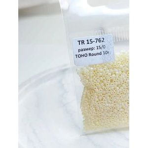Японский бисер тохо 15/0-Egg Shell TR-15-762