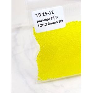 Японский бисер тохо 15/0-желтый TR-15-12