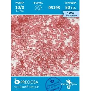 Чешский бисер, рубка -10/0 (1,9 мм) 05193 розовый