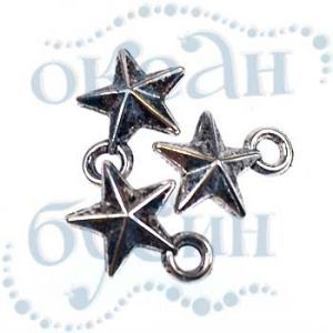 Подвеска металлизированная 2672 silver