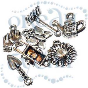 Подвеска металлизированная микс 3088 silver
