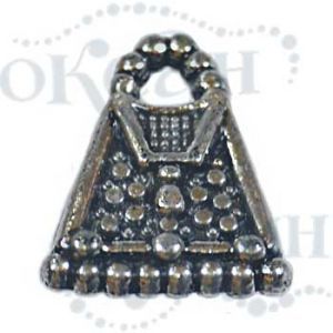 Подвеска металлизированная 3291 silver