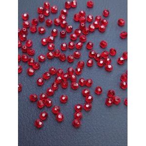 Бусины граненые стеклянные чешские 4 мм Fire Polished