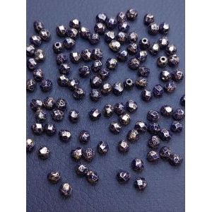 Бусины граненые стеклянные чешские 4 мм Fire Polished