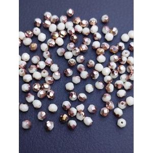 Бусины граненые стеклянные чешские 4 мм Fire Polished