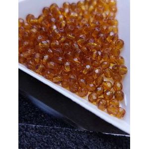 Бусины граненые стеклянные чешские 3 мм Fire Polished
