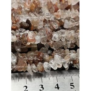 Бусины из натурального камня кварц 5-8 мм
