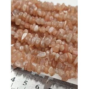 Бусины из натурального камня солнечный гелиолит 5-8 мм