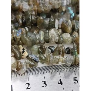 Бусины из натурального камня Лабрадорит 3-8 мм