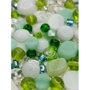 Бусины микс для рукоделия и творчества стеклянные-50г