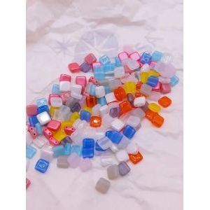 Бусины Tile из Чехии, стеклянные
