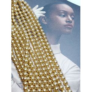 Жемчужные бусины с имитацией Swarovski - 3 мм