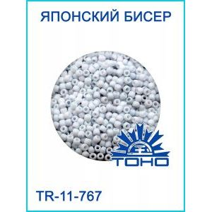 Японский бисер 10 г тохо 11/0 -Opaque-Pastel-Frosted Lt Gray