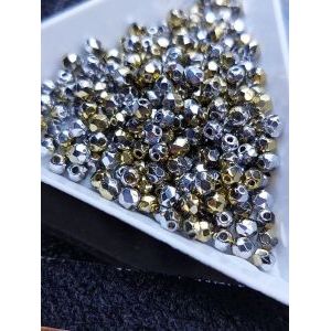 Бусины граненые стеклянные чешские 3 мм Fire Polished