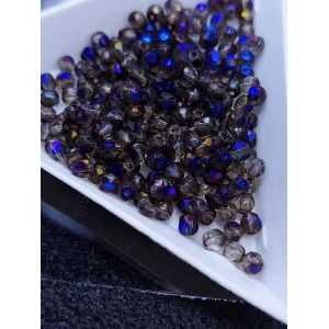 Бусины граненые стеклянные чешские 3 мм Fire Polished